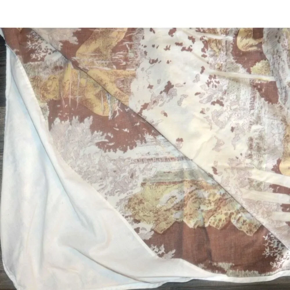 Big Cat Lion Leopard Jungle African 70s Safari Duvet Bedding Queen Set Vintage